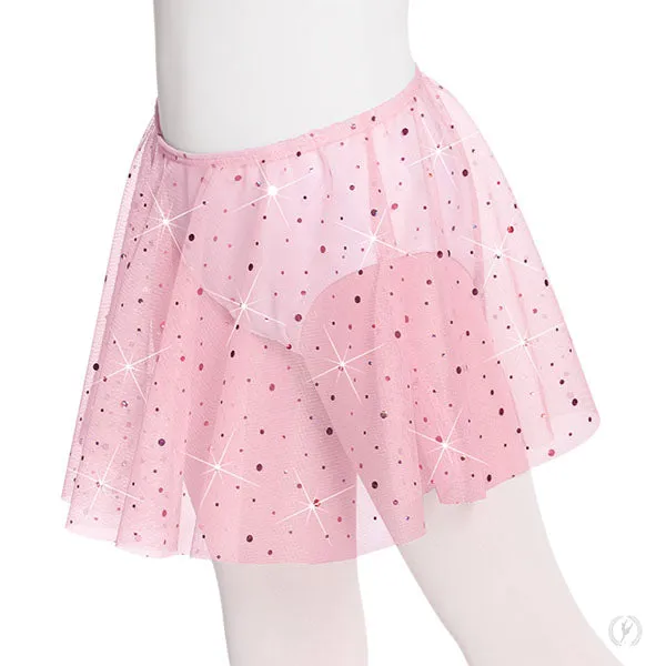 02283 Child Sequin Pull-On Tulle Skirt