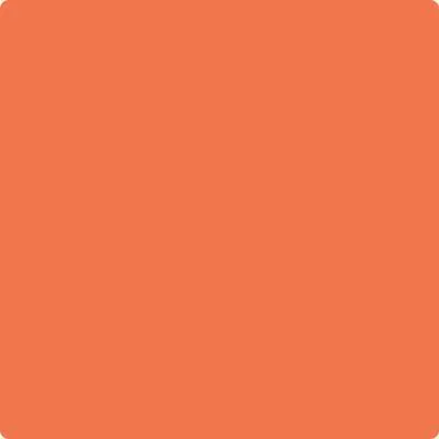 084: Fiesta Orange  by Benjamin Moore