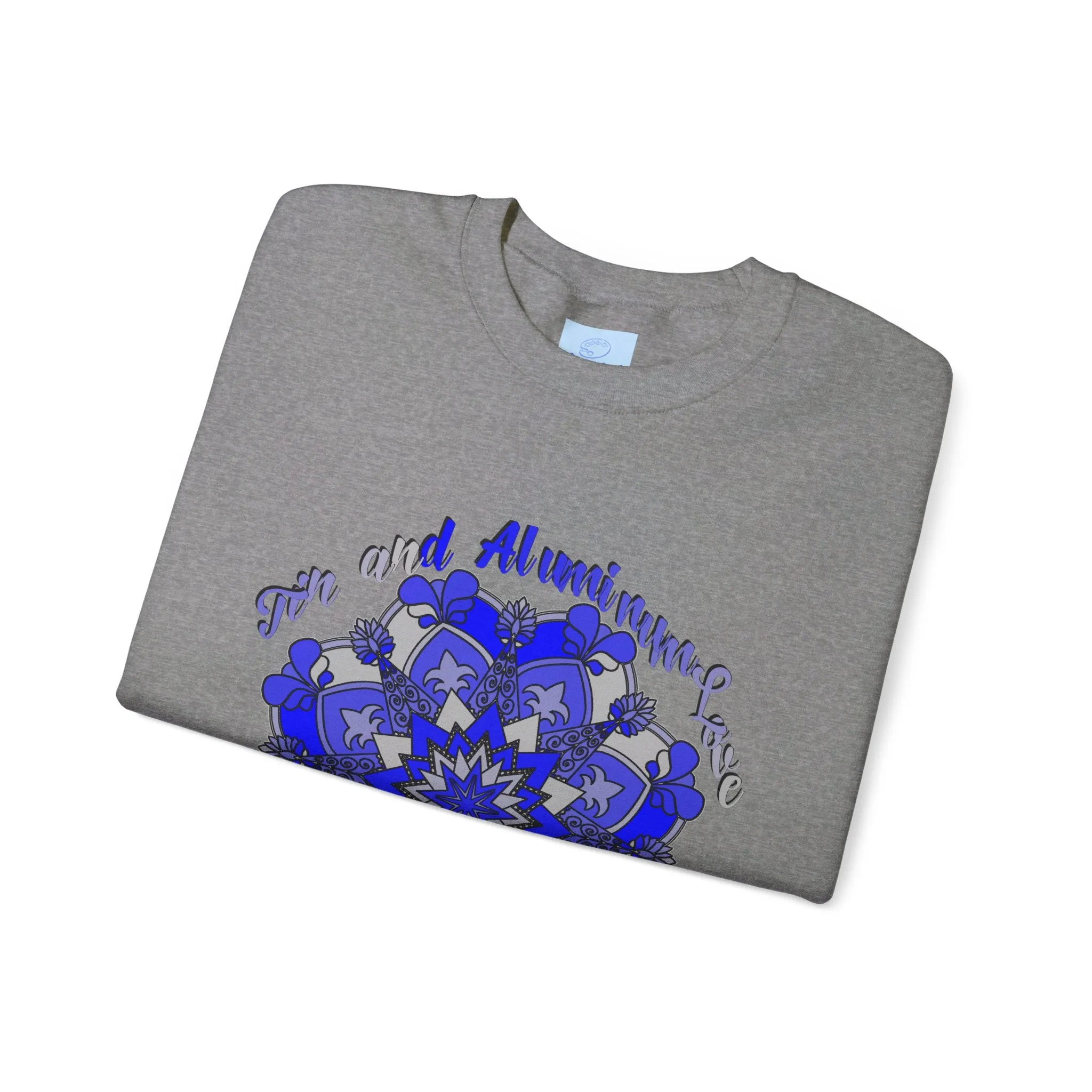 10th Anniversary Mandala Design Unisex Sweatshirt