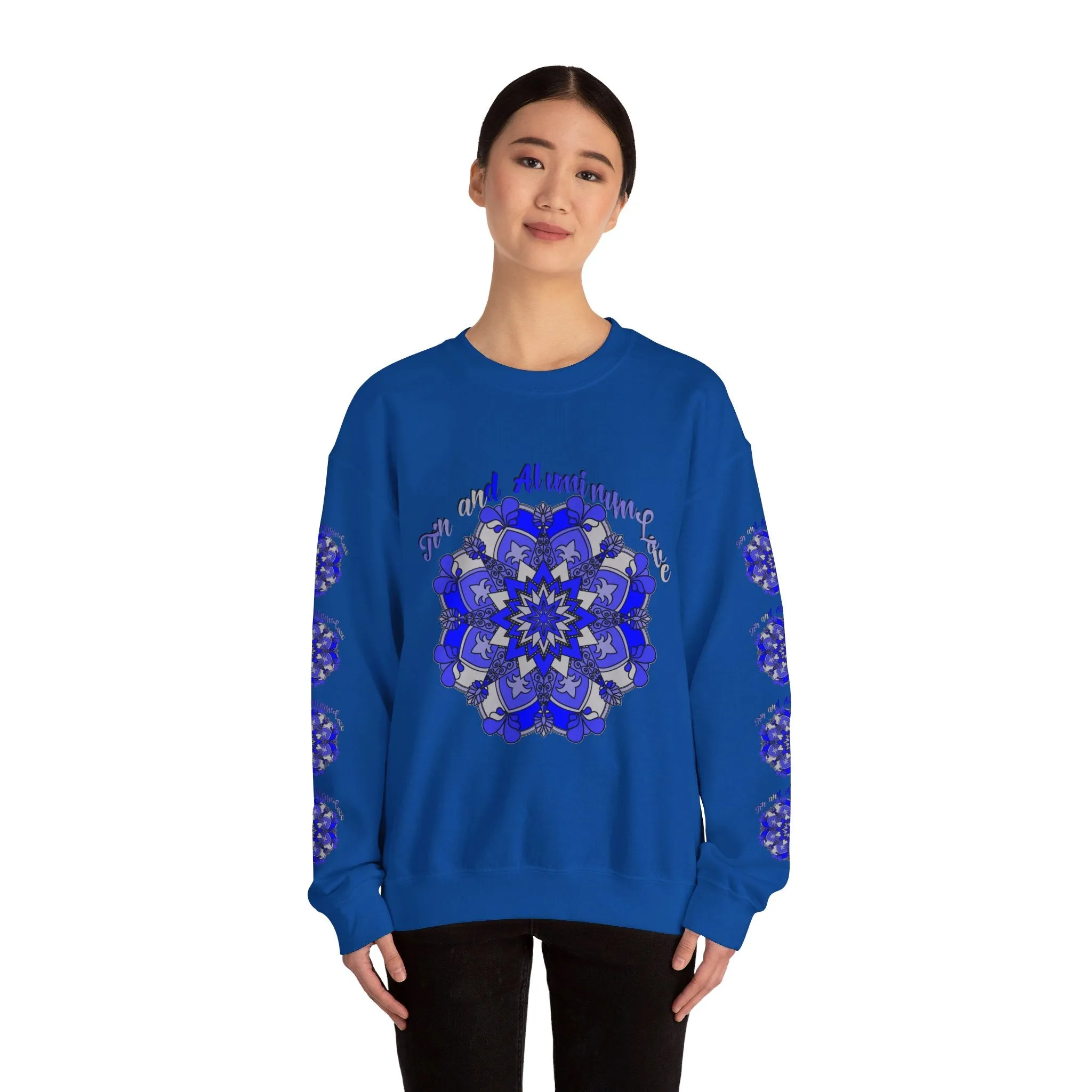 10th Anniversary Mandala Design Unisex Sweatshirt