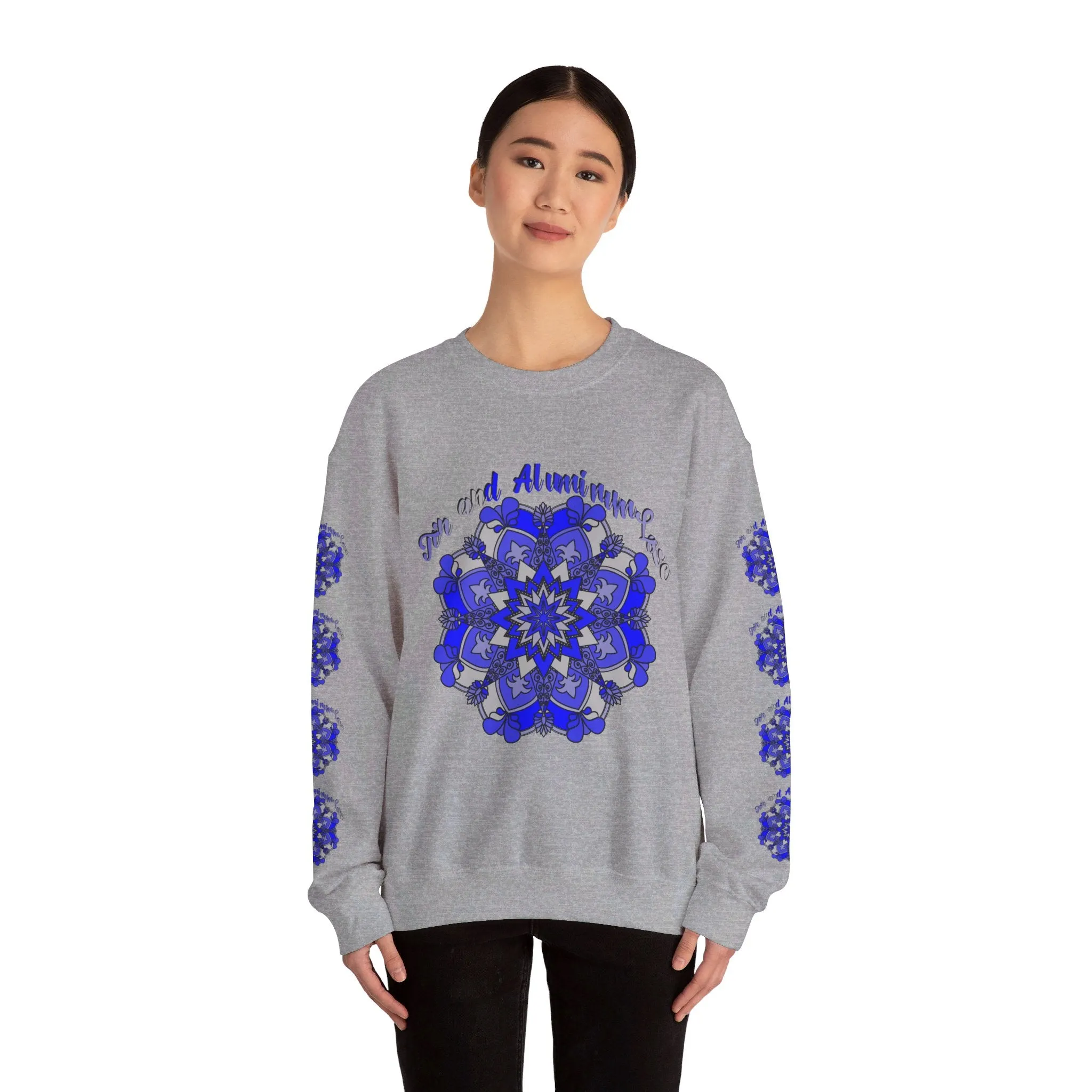 10th Anniversary Mandala Design Unisex Sweatshirt