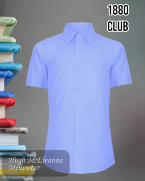 1880 Club Blue Short Sleeve Shirt Twin Pack