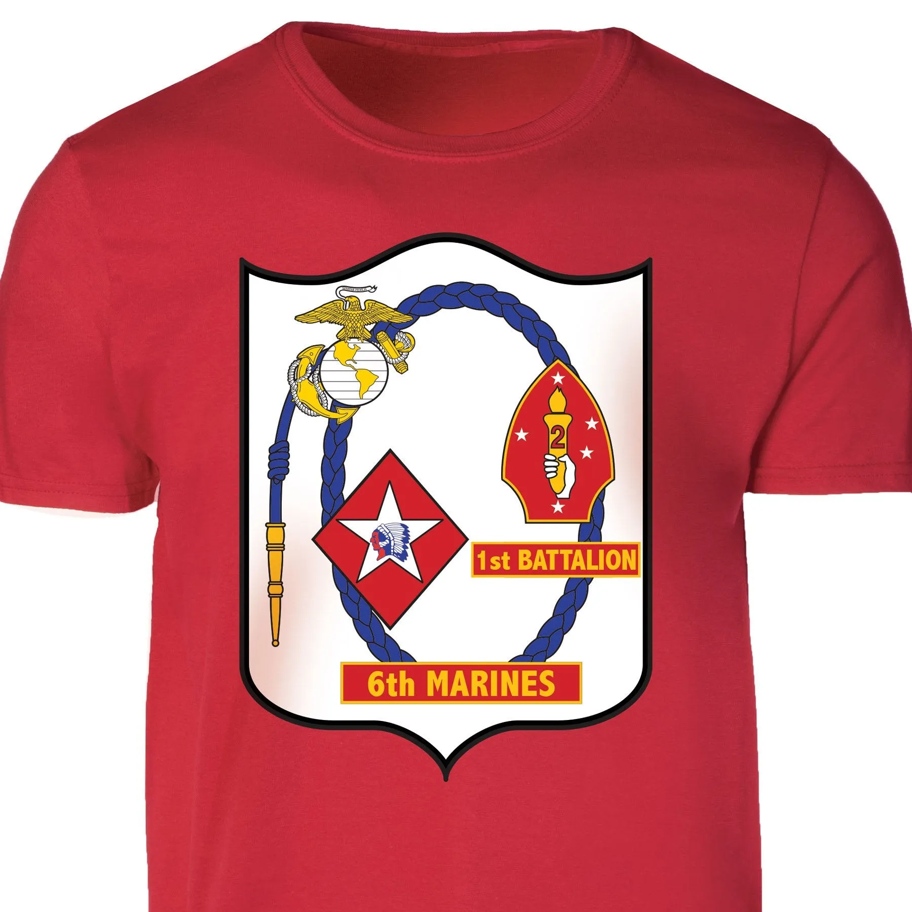 1st Battalion 6th Marines T-shirt