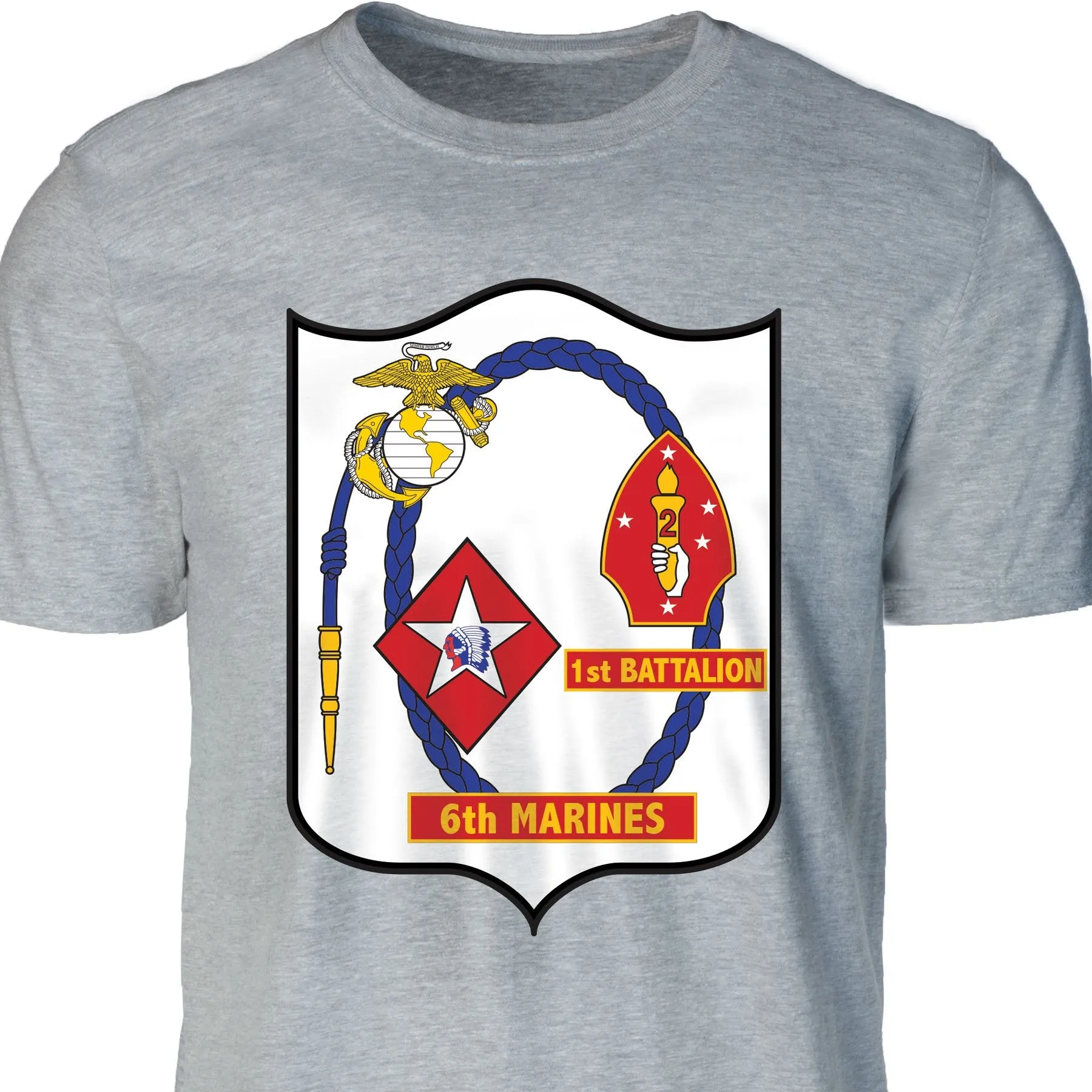 1st Battalion 6th Marines T-shirt