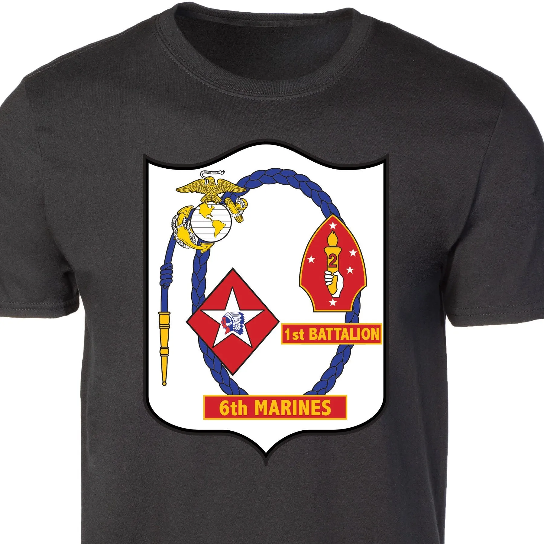 1st Battalion 6th Marines T-shirt