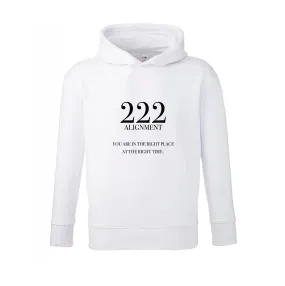 222 - Angel Numbers Kids Hoodie