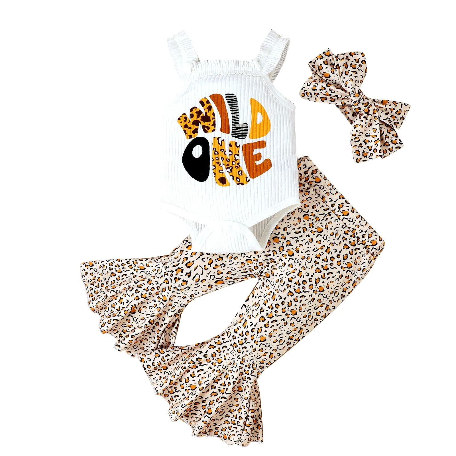 3-piece Baby Leopard Sets