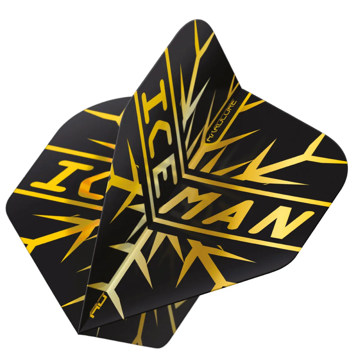 3 x Sets Hardcore Iceman Flight Pack Standard Dart Flights by Red Dragon