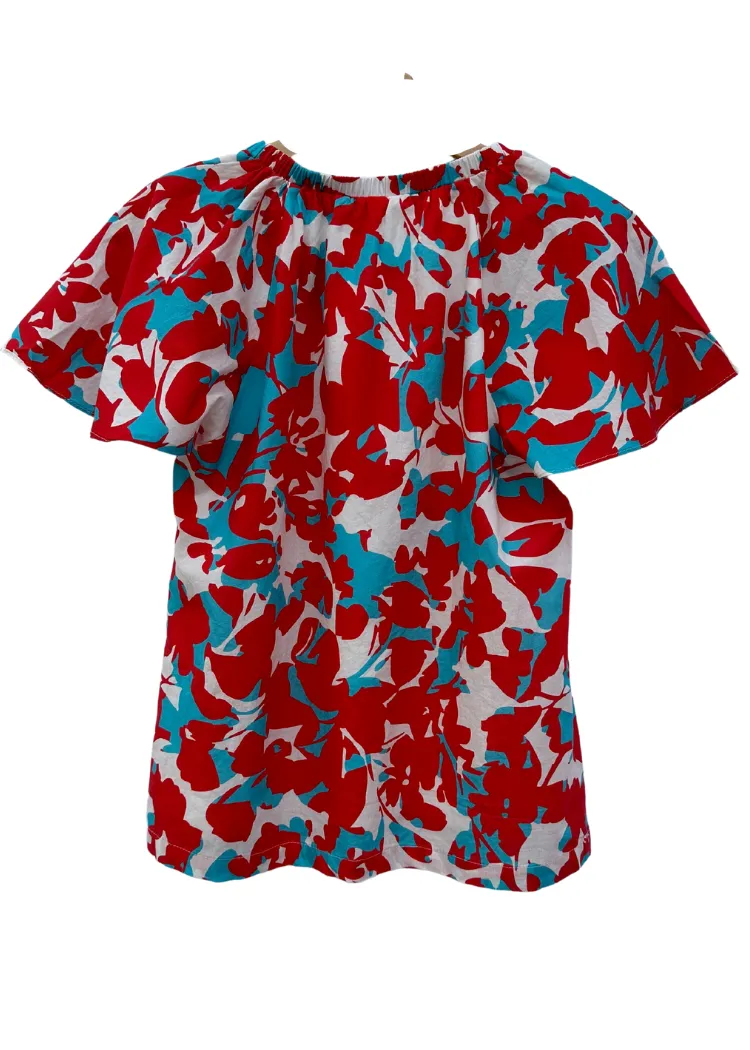 Adelyn Rae Ailan Print Top ***FINAL SALE***