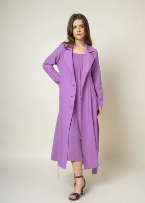 Amelia Purple Trench