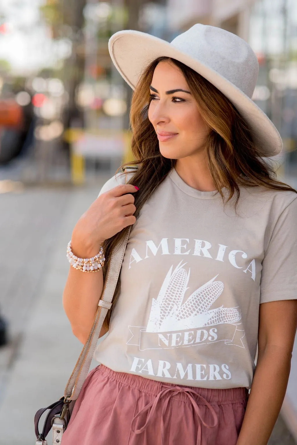 America Needs Farmers Graphic Tee