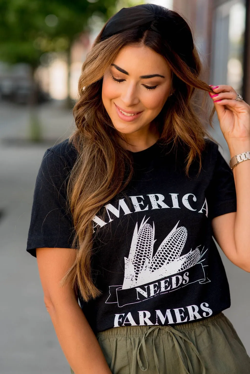 America Needs Farmers Graphic Tee