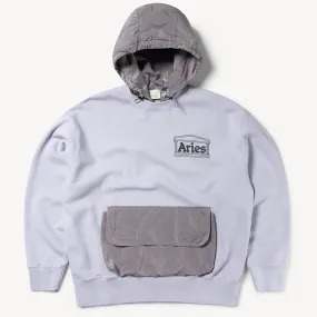 Aries Arise Nylon Hybrid Hoodie