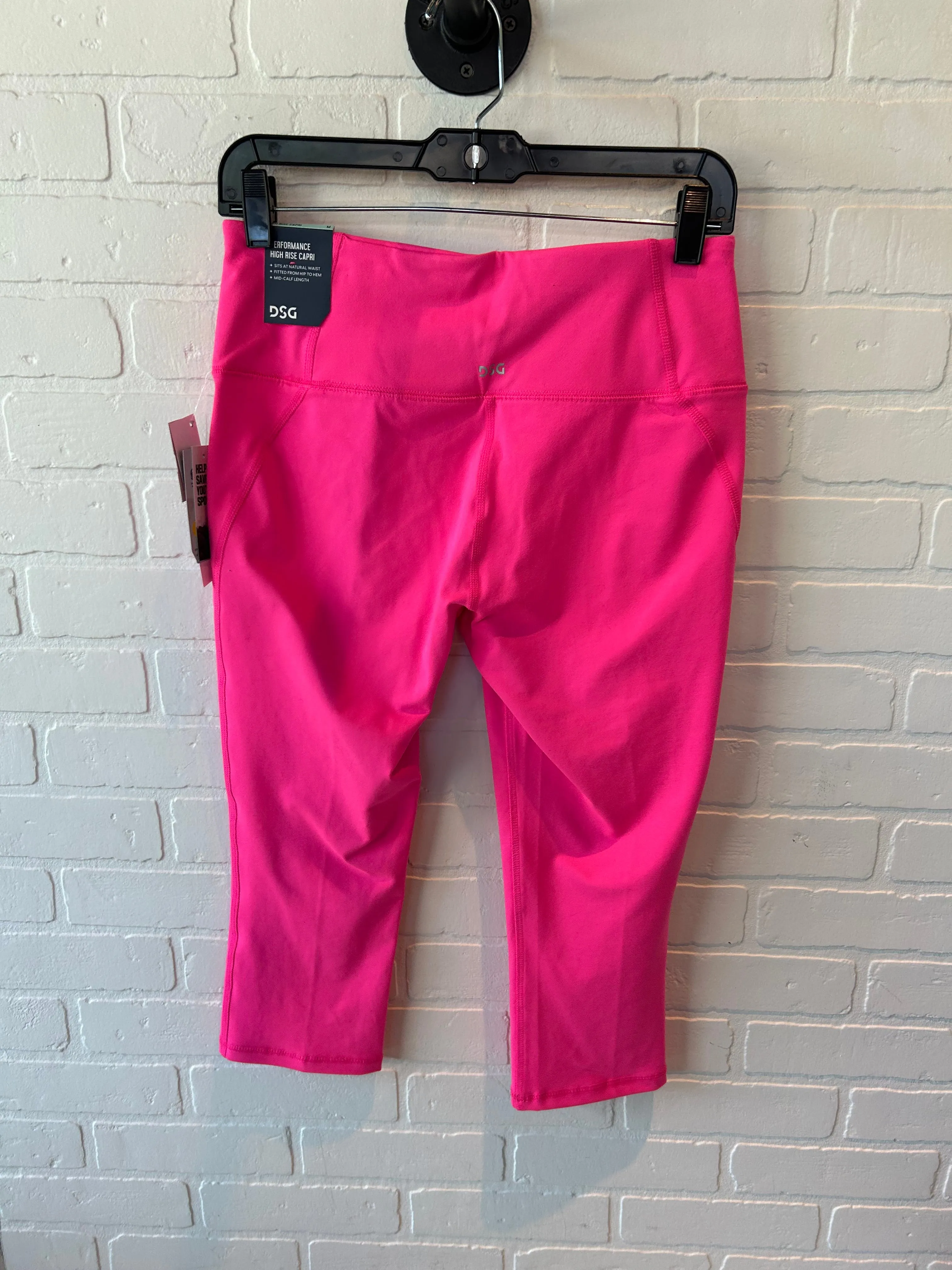 Athletic Capris By Dsg Outerwear In Pink, Size: M