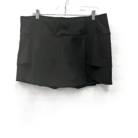 Athletic Skort By Athleta In Black, Size: Xl