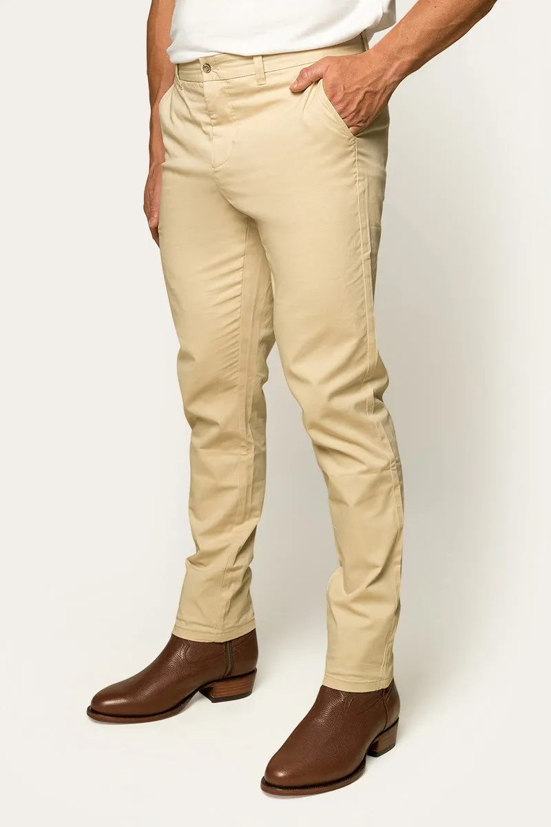 Bachelor Mens Regular Fit Chino Pant - Bone