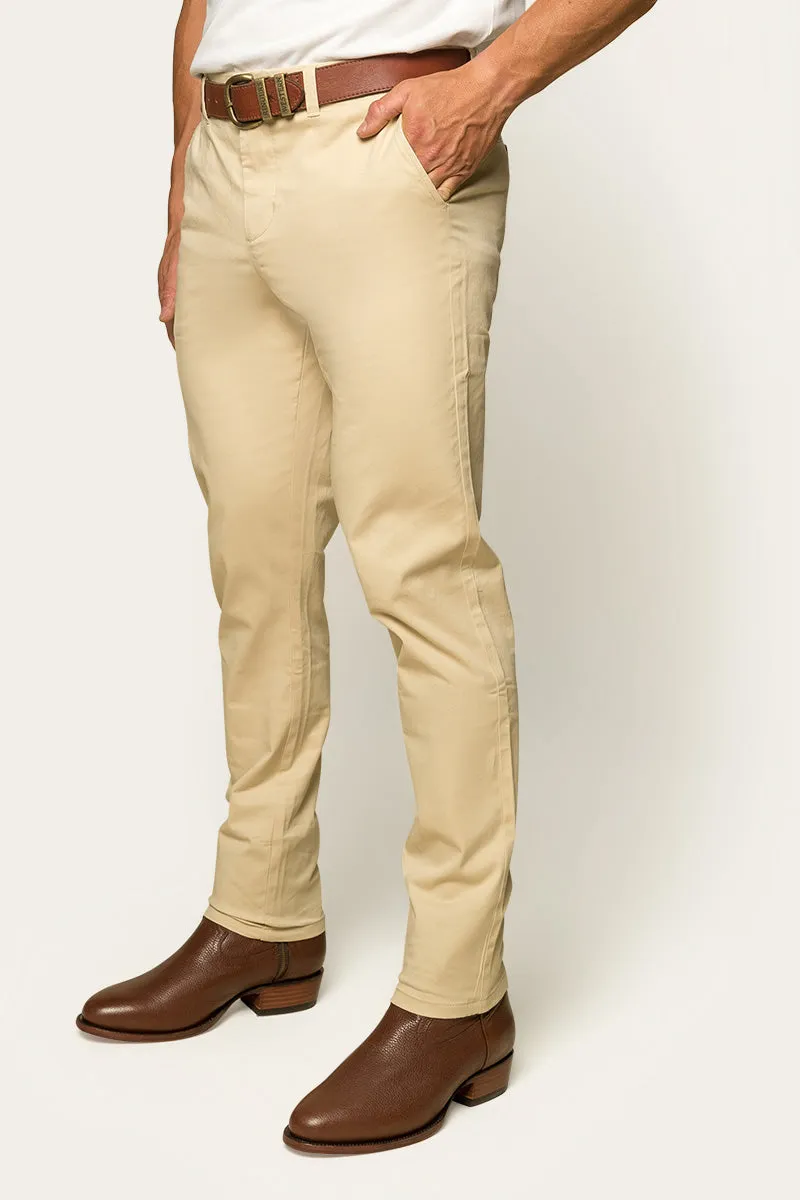 Bachelor Mens Regular Fit Chino Pant - Bone