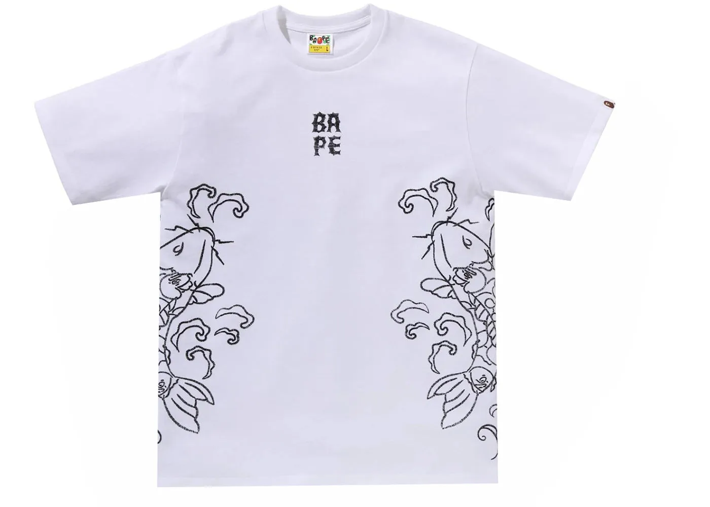 Bape Souvenir Koi Fish Tee 'White'