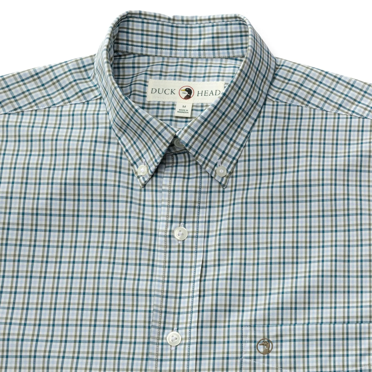 Benton Plaid Performance Poplin Sport Shirt