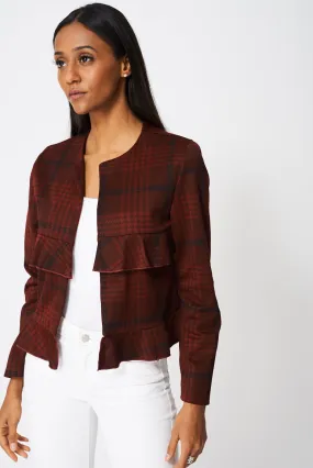 Blazer With Frills Ex-Branded