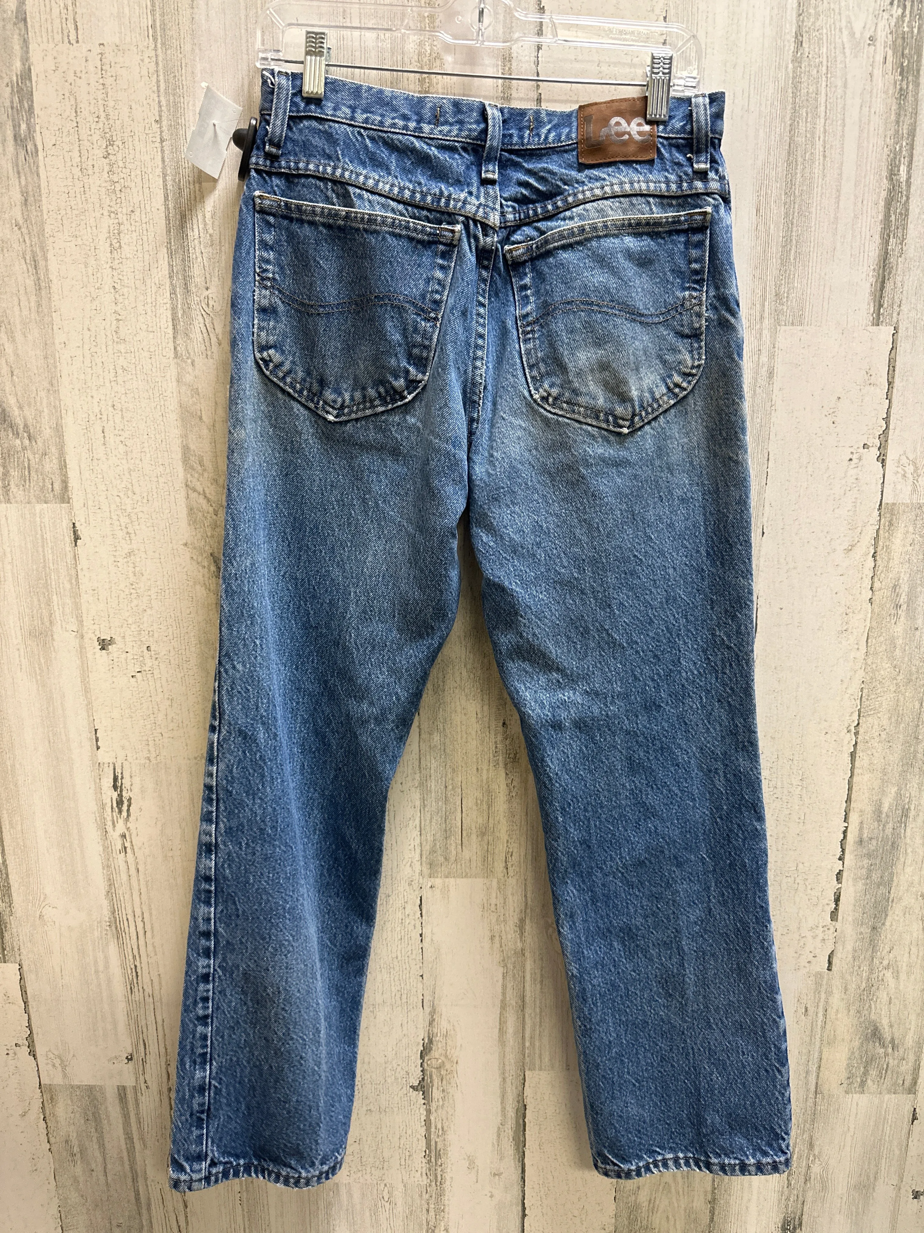 Blue Denim Jeans Wide Leg Lee, Size 10