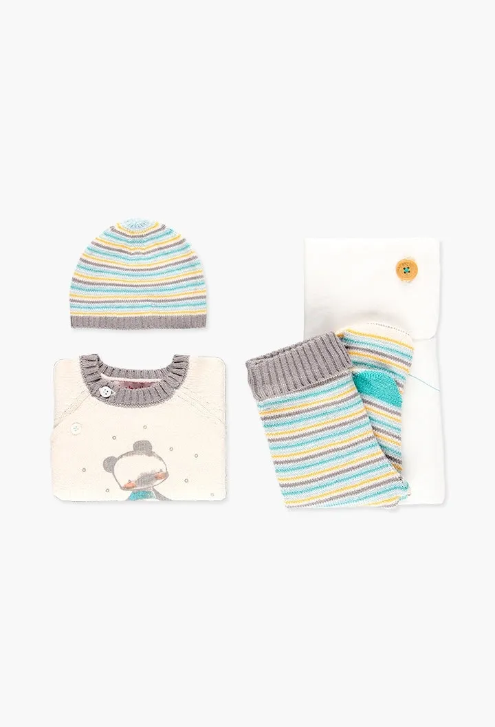 Boboli Pack Knitwear for Baby  (Size NB-6M)