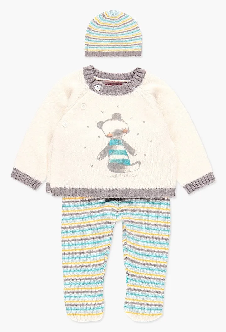 Boboli Pack Knitwear for Baby  (Size NB-6M)