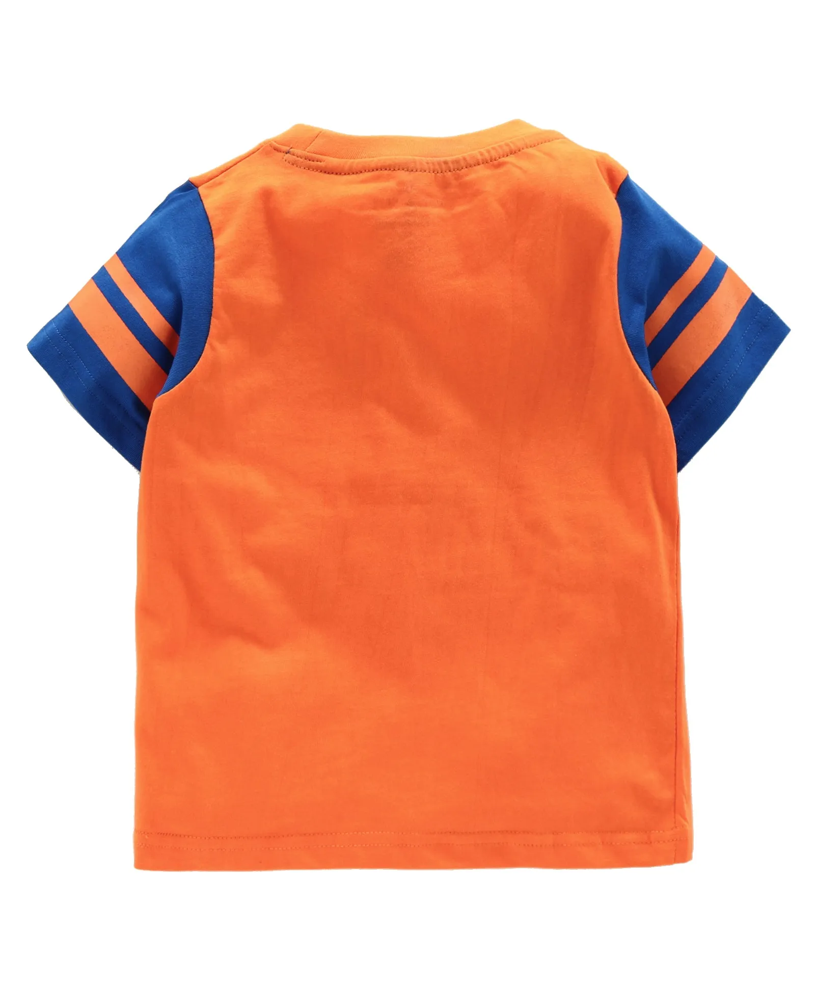 Boys Cotton T-Shirt with Print and Knee length Shorts Sets