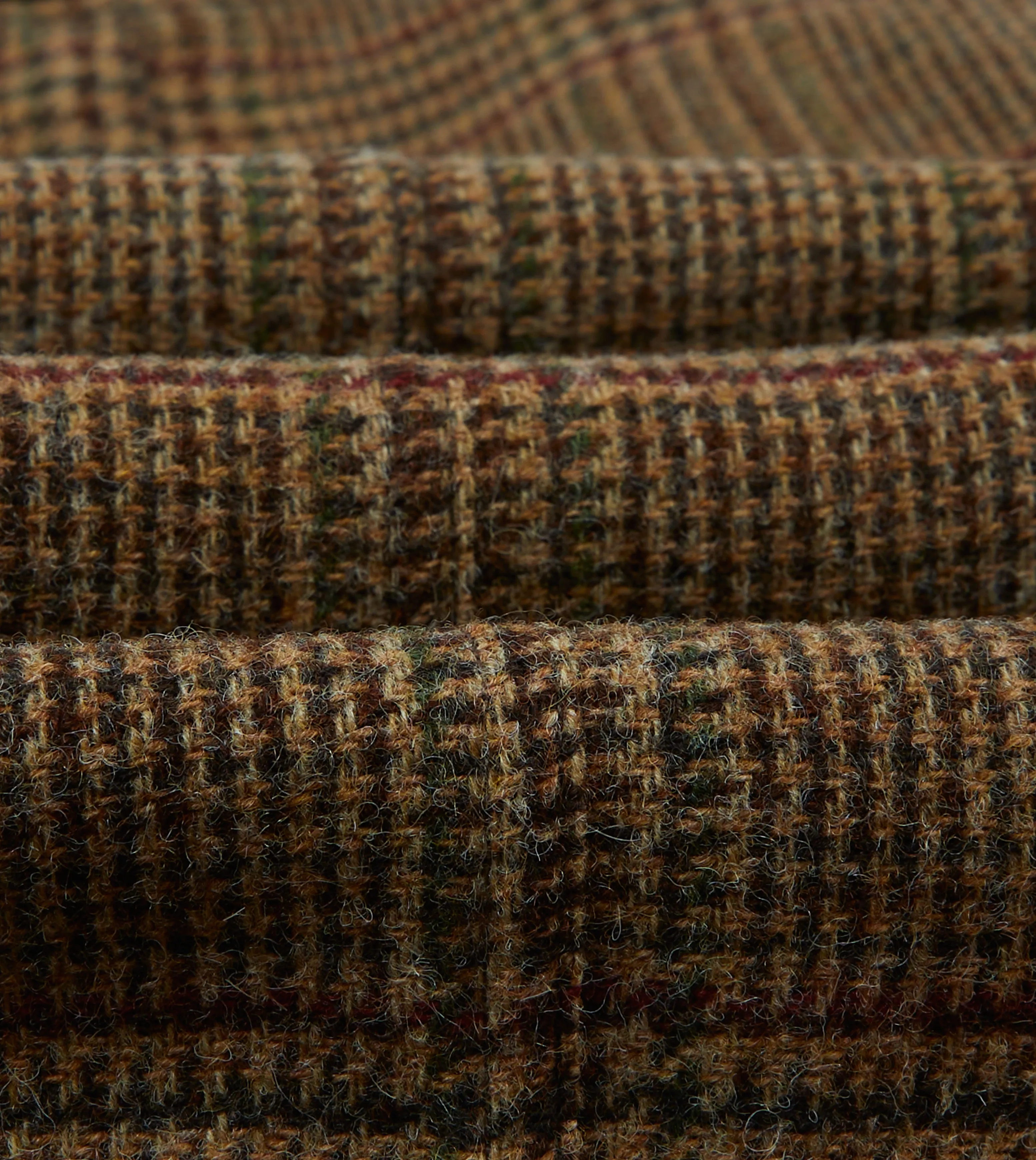 Brown and Red Prince of Wales Check Tweed Games Blazer Mk. VII