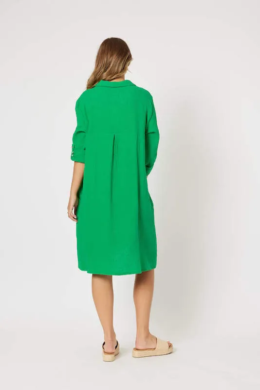 Byron Dress - Emerald