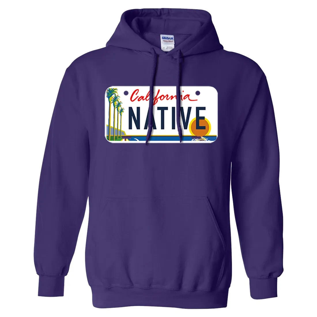 California Native License Plate Sweatshirt Hoodie