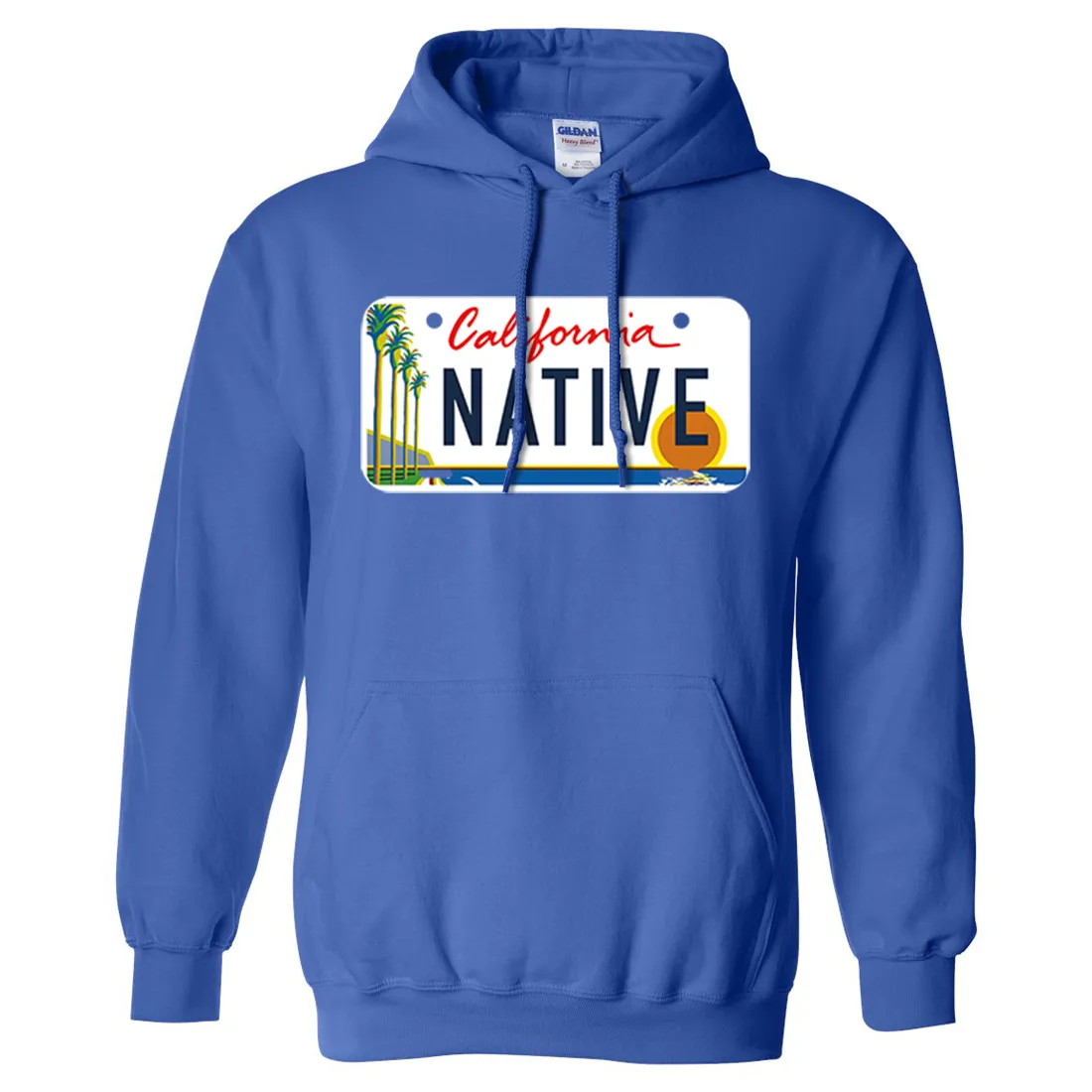 California Native License Plate Sweatshirt Hoodie