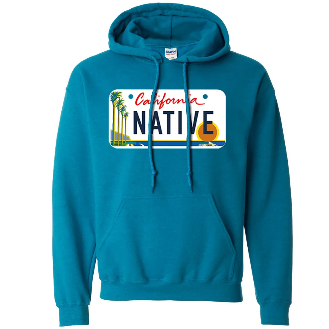 California Native License Plate Sweatshirt Hoodie