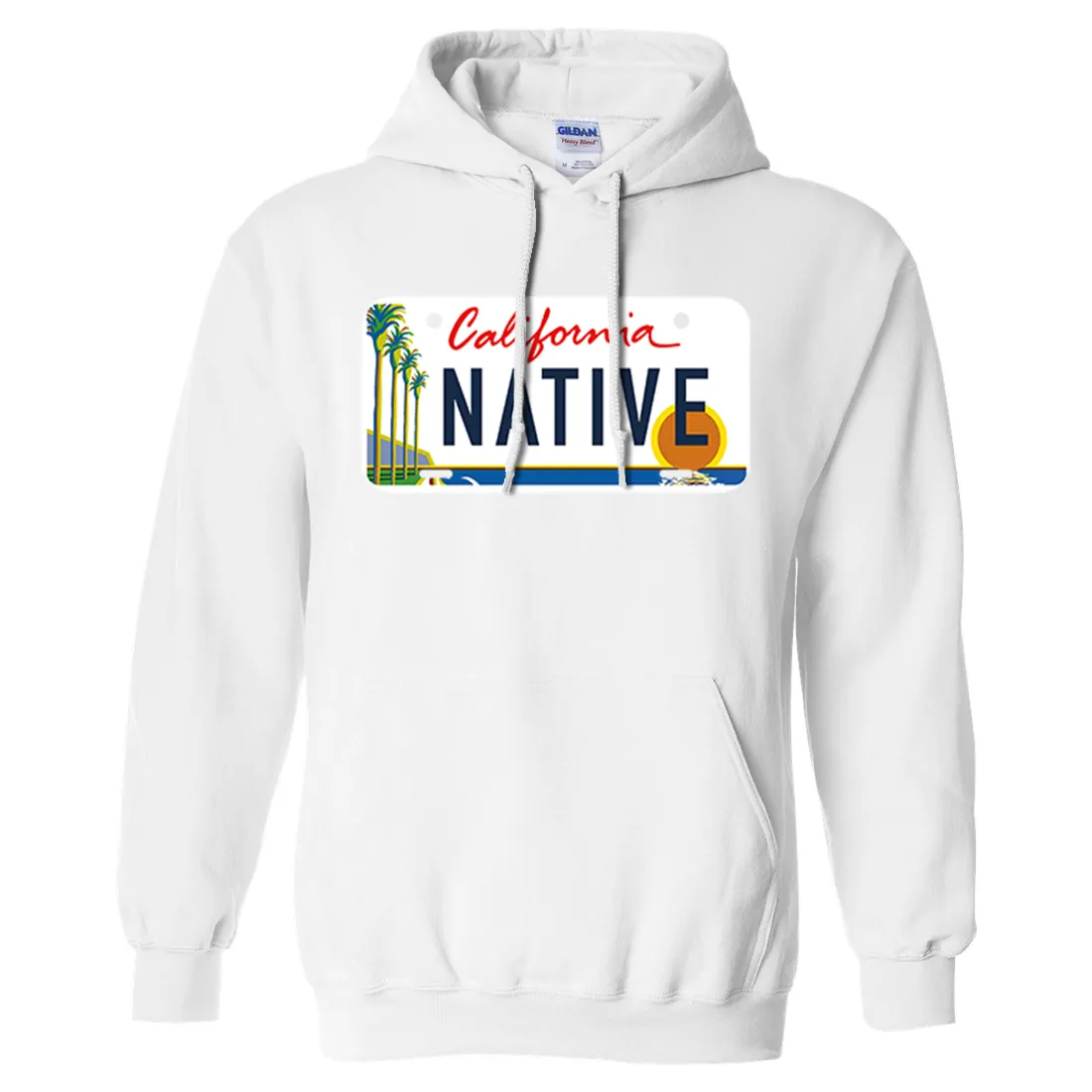 California Native License Plate Sweatshirt Hoodie