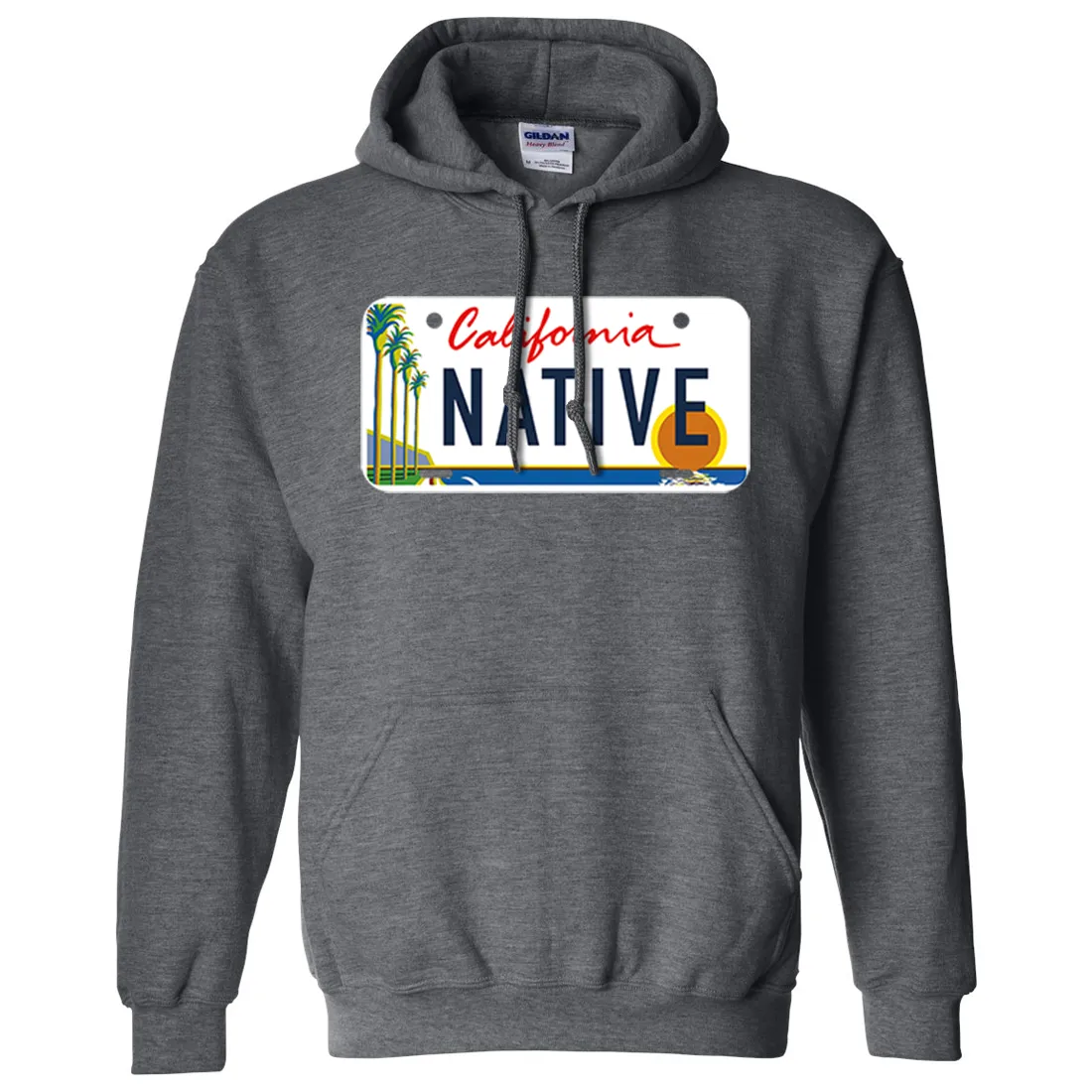 California Native License Plate Sweatshirt Hoodie