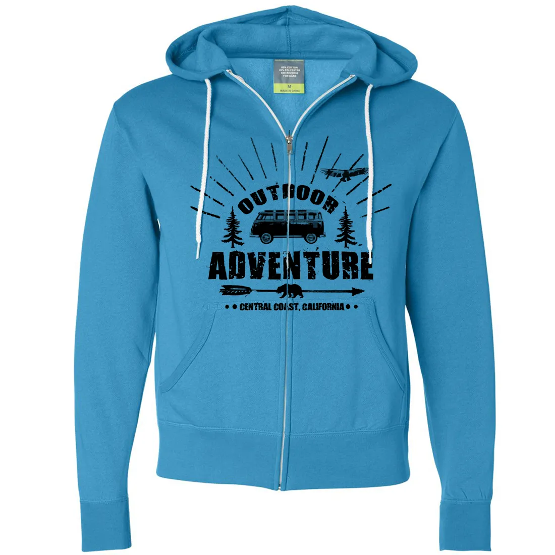 California Outdoor Adventure Zip-Up Hoodie