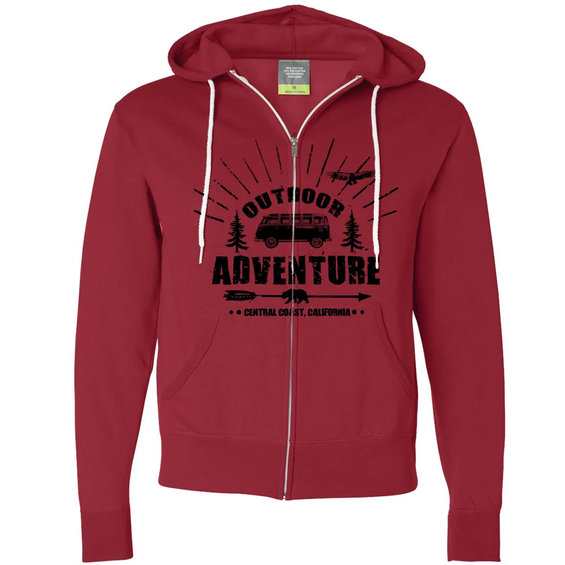 California Outdoor Adventure Zip-Up Hoodie