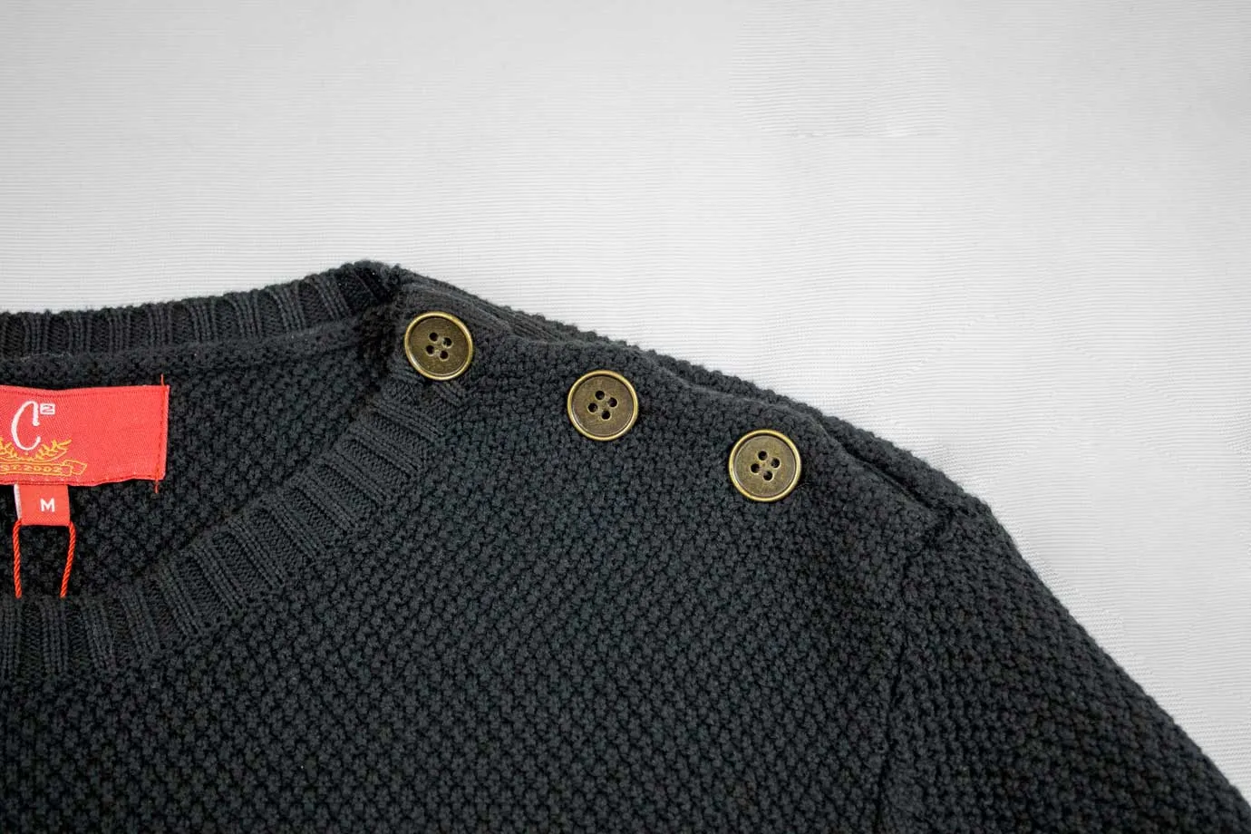 Carducci Csqaured Black Knitwear