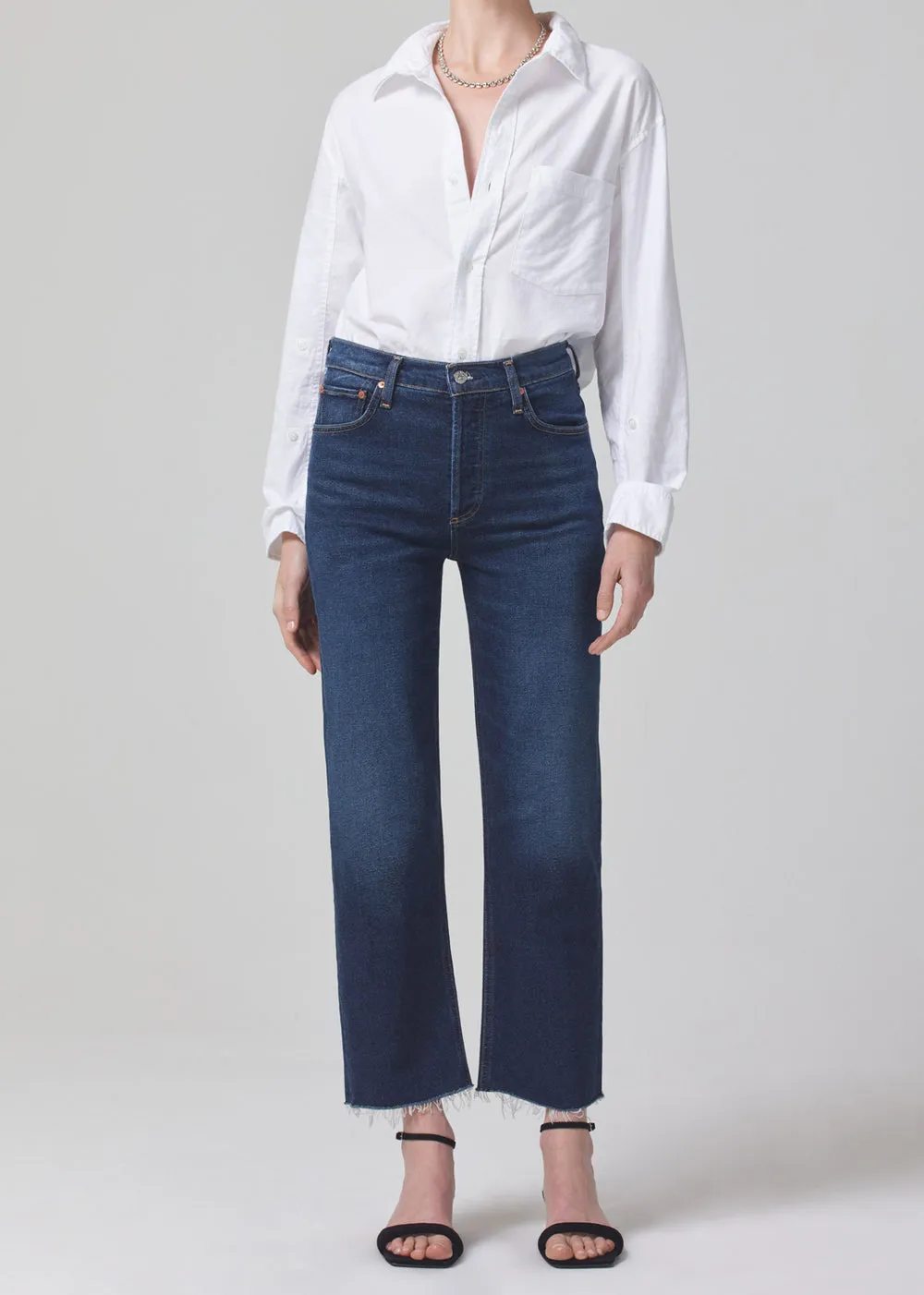 Citizens of Humanity Kayla Oxford Shirt in White