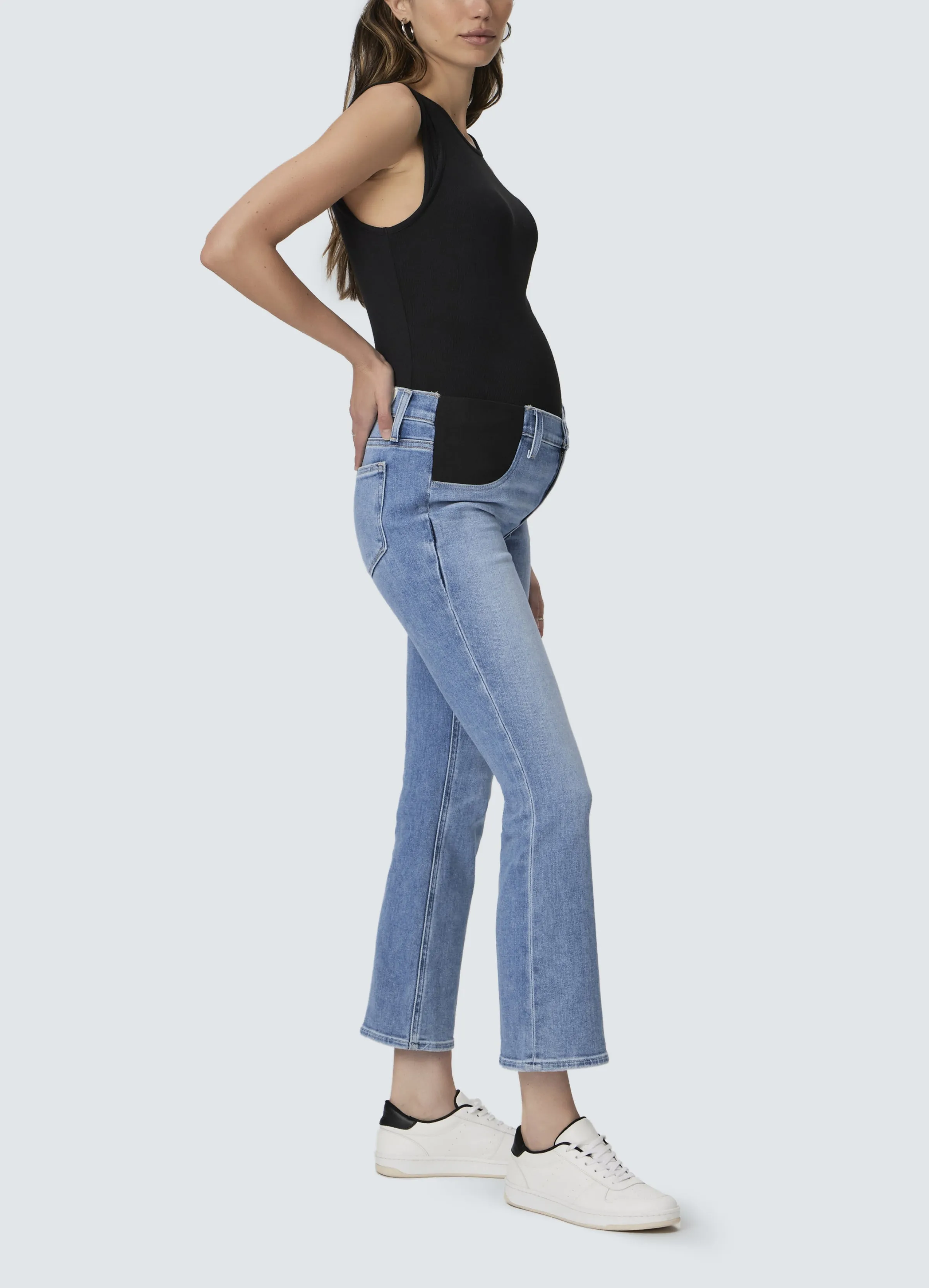 Claudine Ankle Flare Maternity Jeans