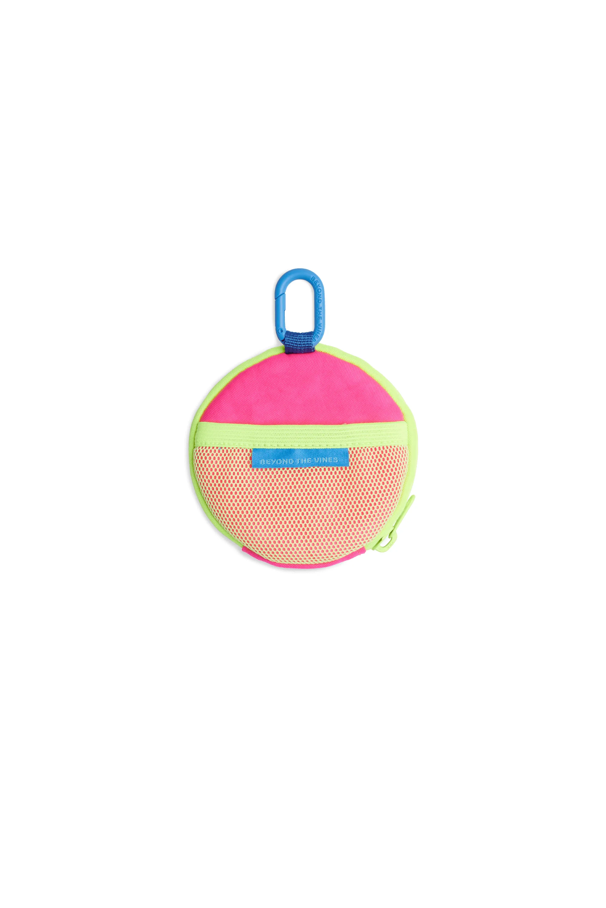 Colourblock Round Pouch