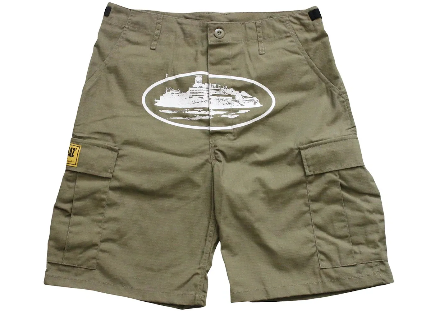 Corteiz Guerillaz 21' Cargo Shorts 'Khaki Green'