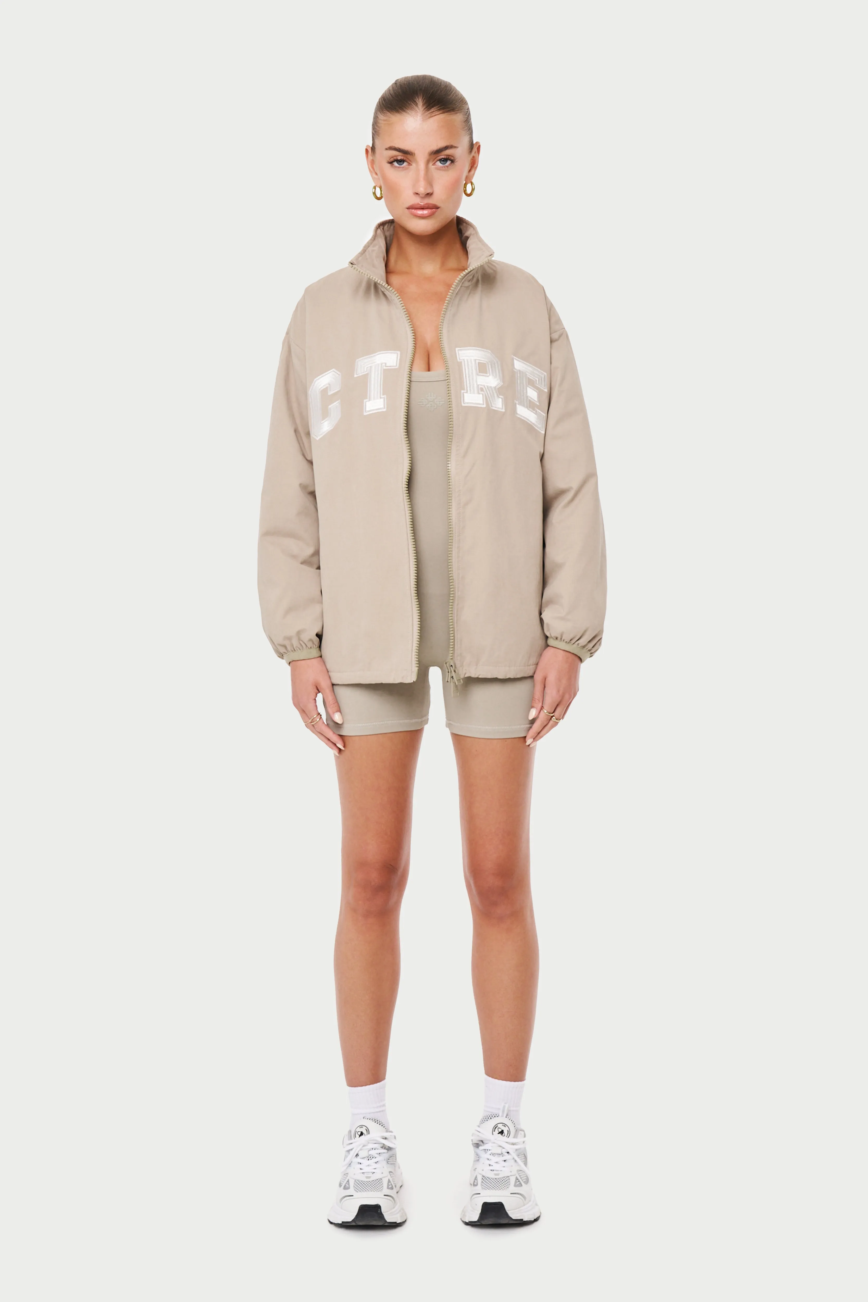 CTRE TRACK JACKET - BEIGE