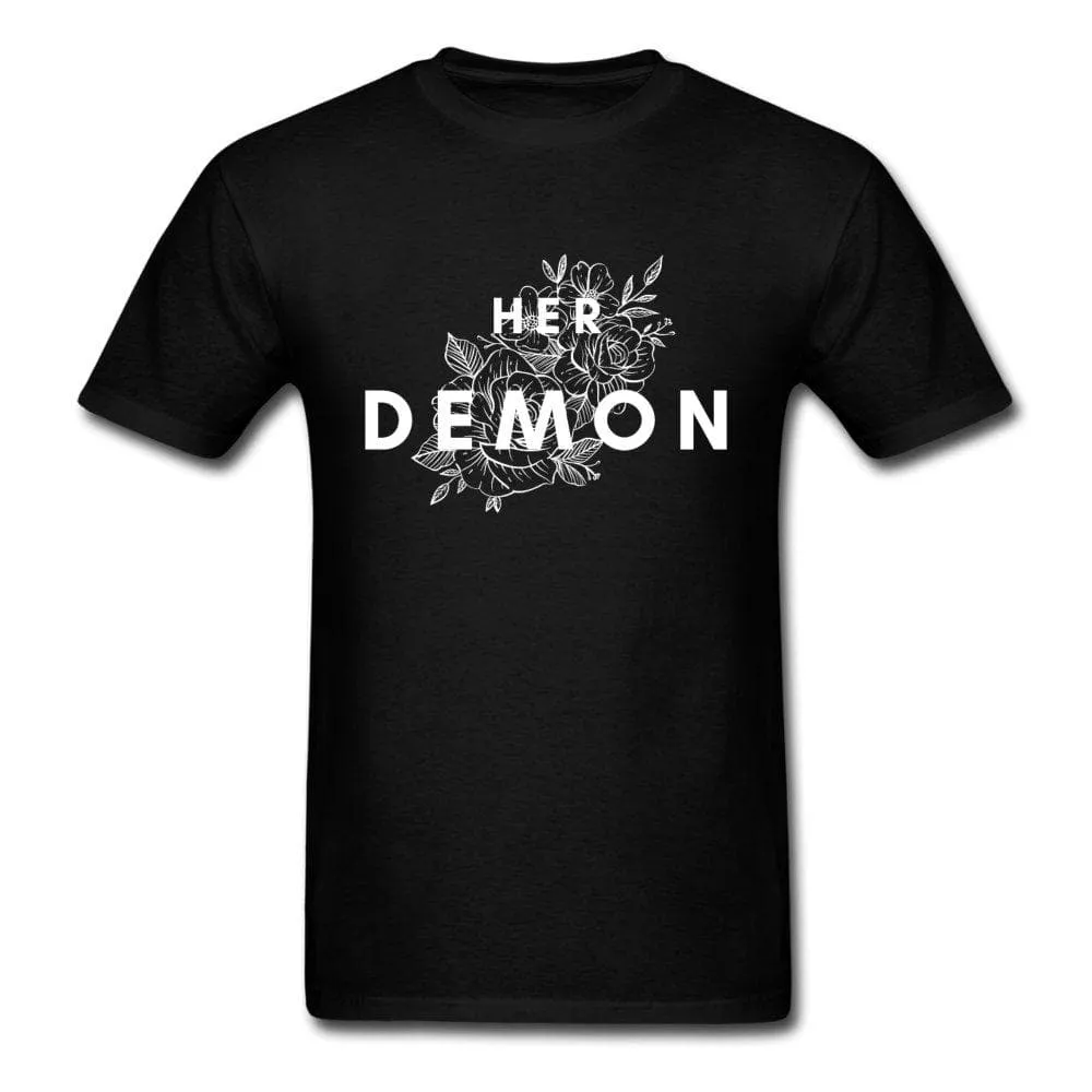 Demon And Angel Matching Couple T-Shirts