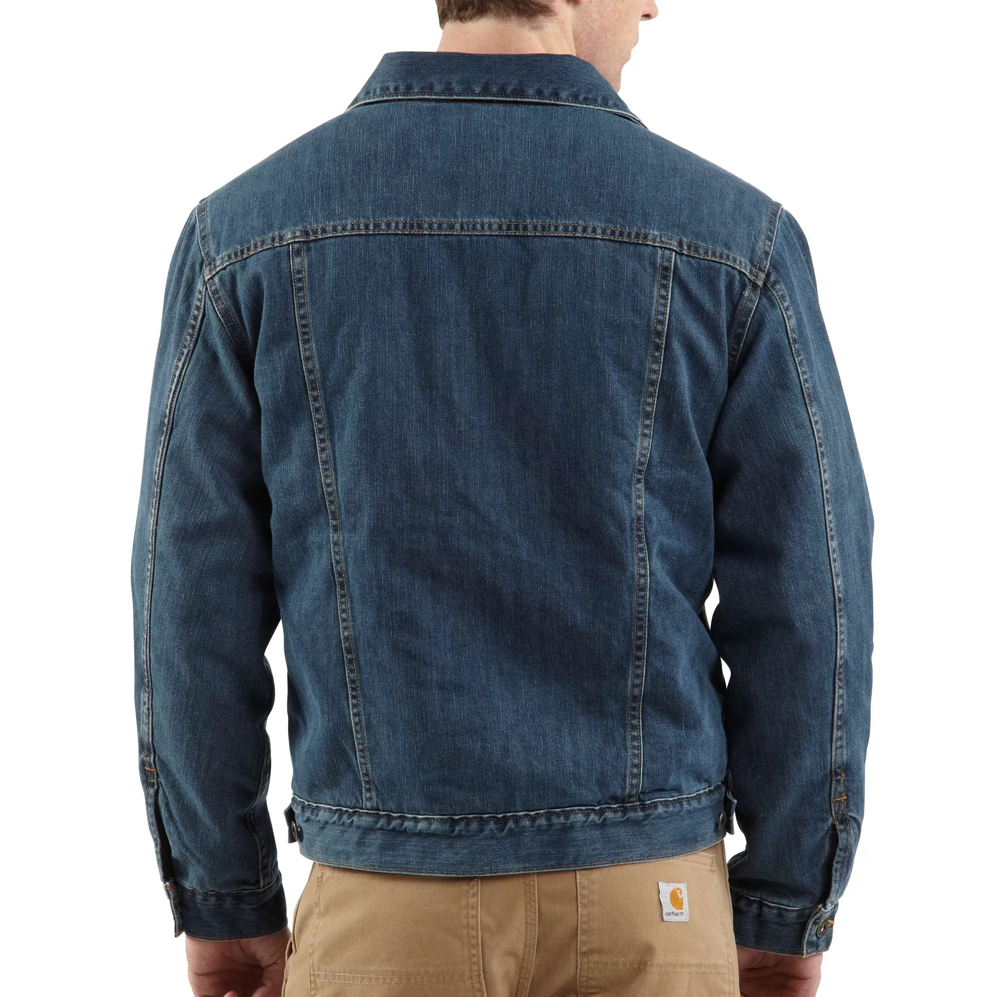 Denim Jean Jacket/Sherpa Lined