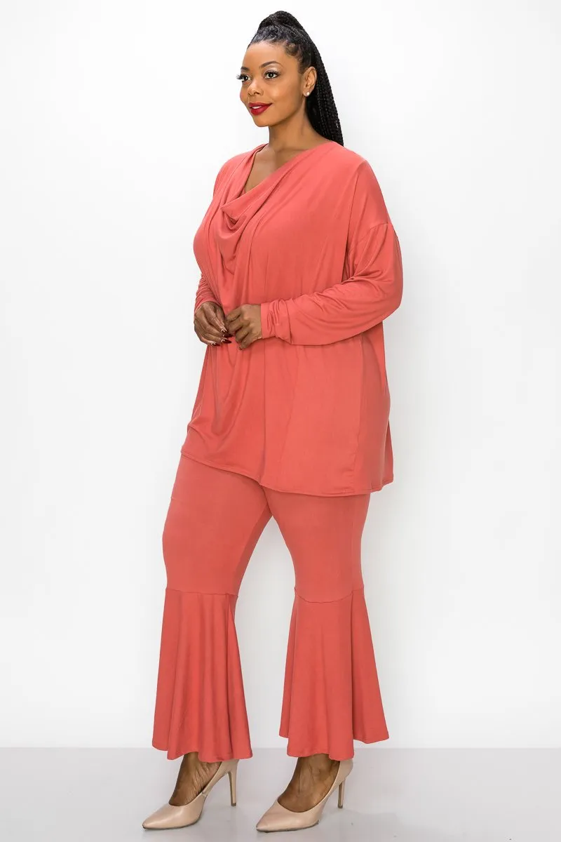 Draped Loungewear Set