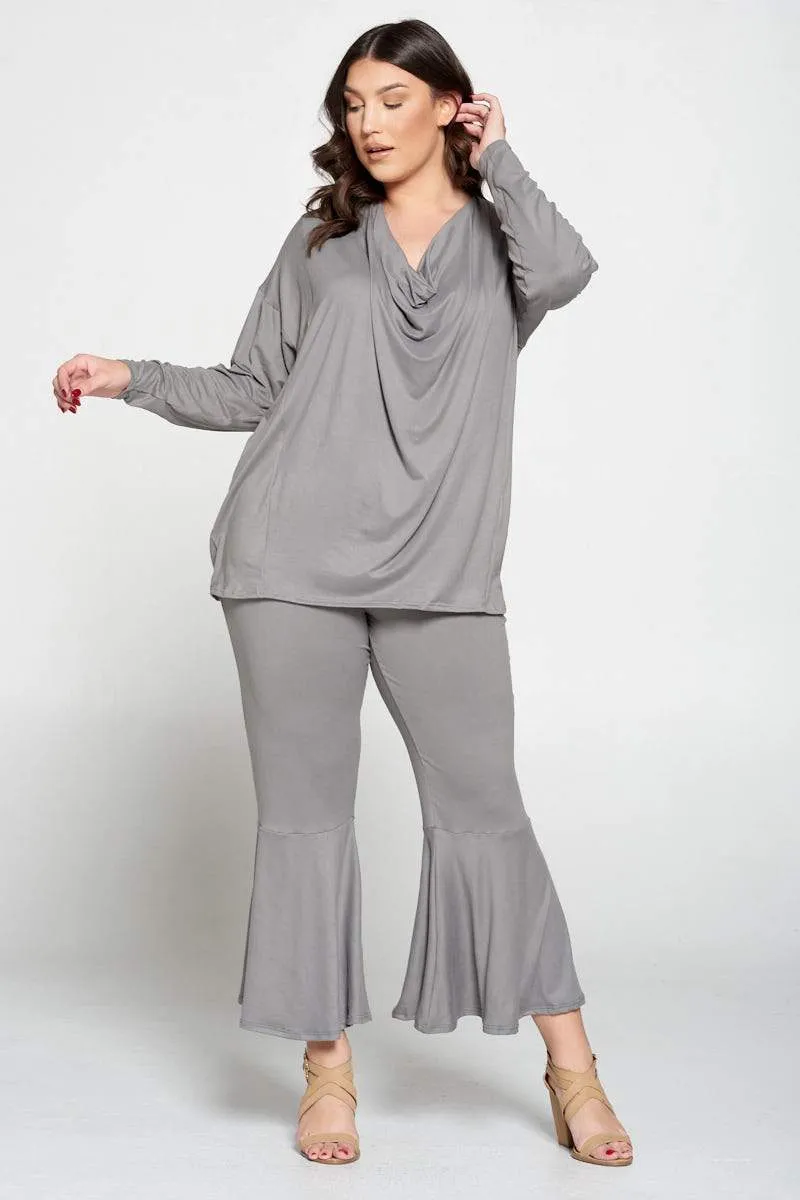 Draped Loungewear Set