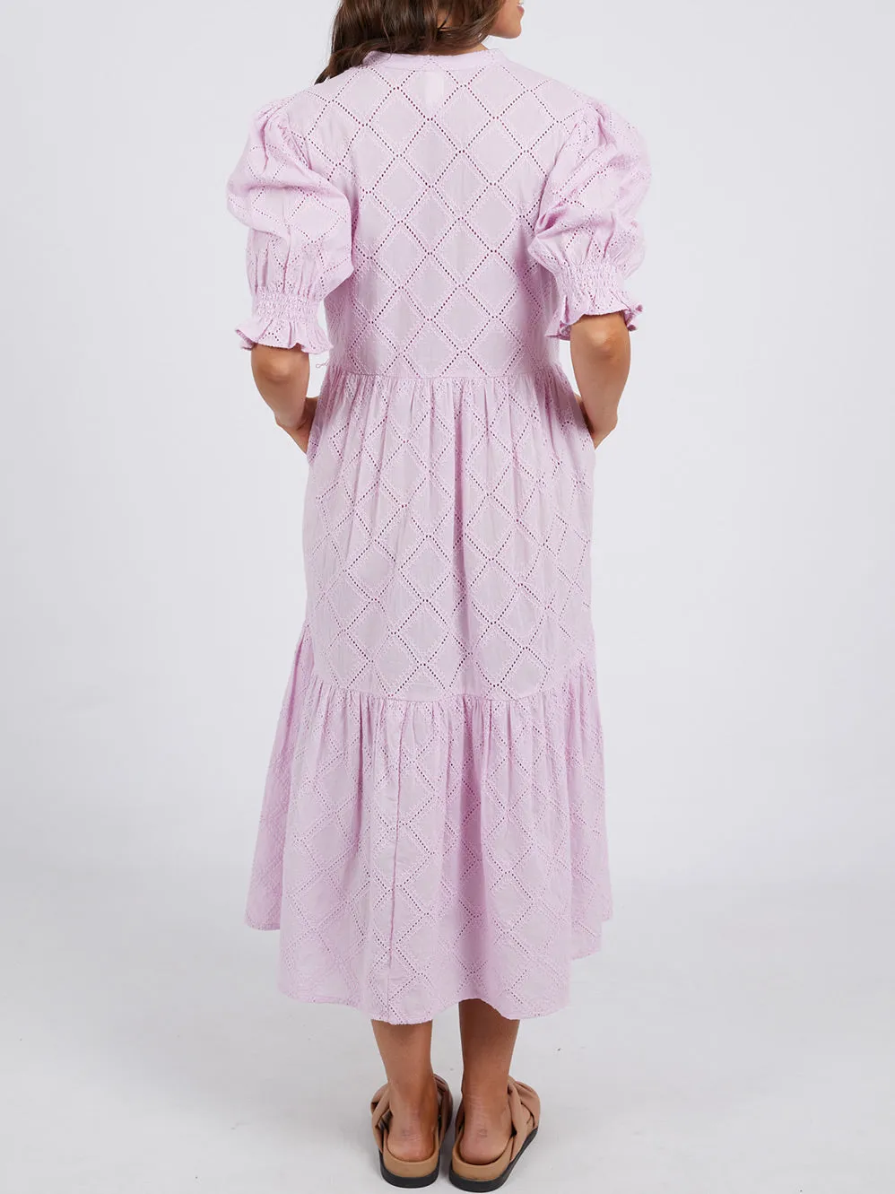 ELM OTTILI BRODERIE DRESS