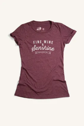 Fine Wine Okanagan T-shirt (Womens)