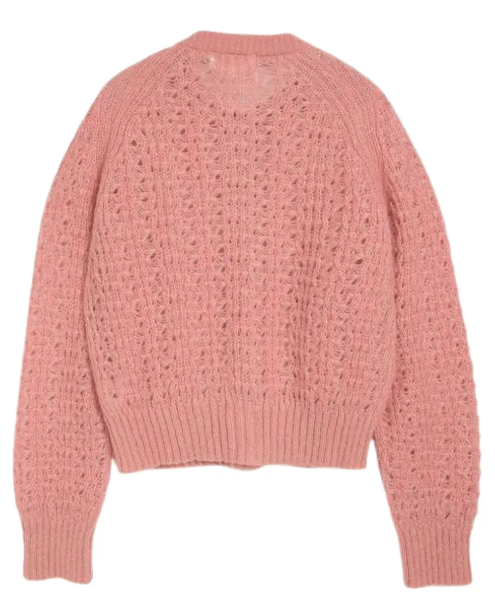 Foxtail Cardigan Pink